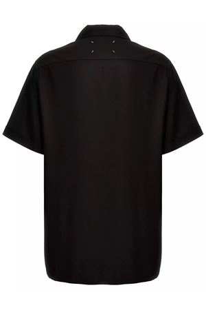Camicia in twill di rayon nero MAISON MARGIELA | S50DR0006S60495900